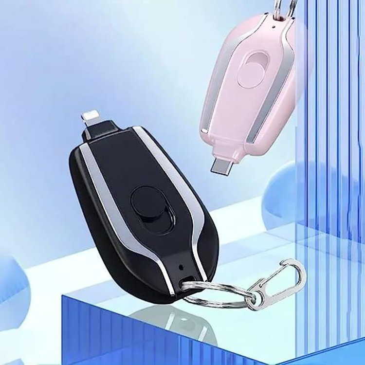 Mini Power Bank with Keychain