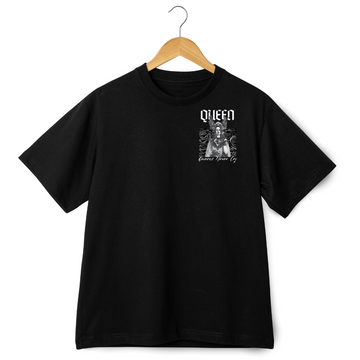 Gothic T-Shirt: Make a Statement with the Gothic Woman Oversized Design