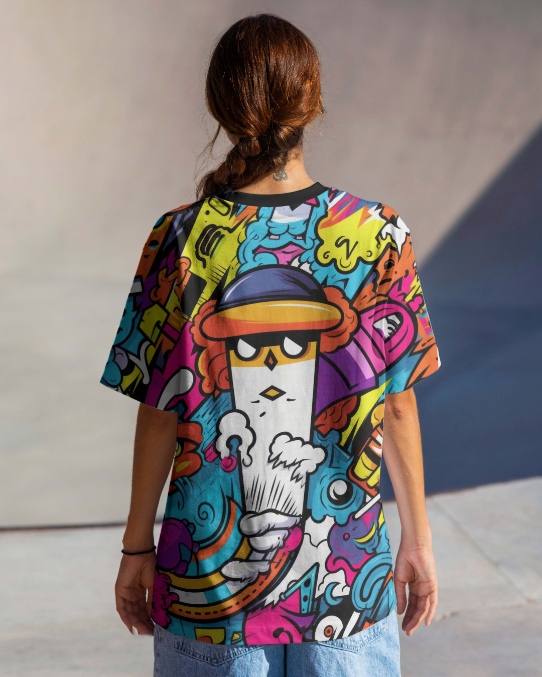 All Over Print Oversized T-shirt