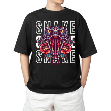 T-Shirt Snake Aesthetic: Oversized Comfort Meets Striking Design