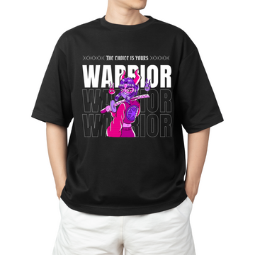 Warrior T-Shirt: Oversized Comfort with Fierce Energy