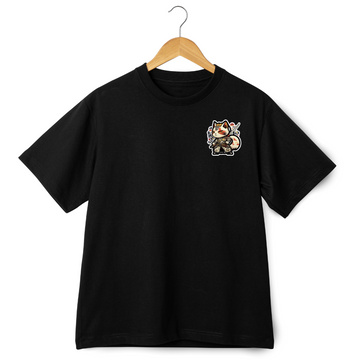 Cat with Sword Oversized T-shirt