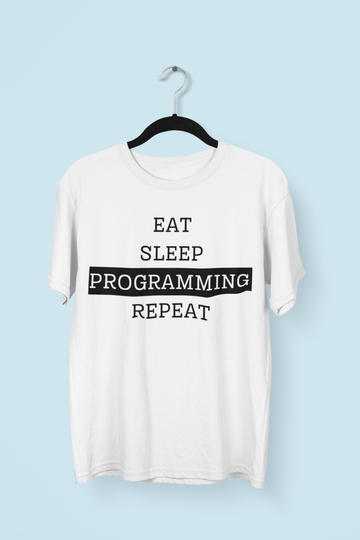 Eat Sleep Programming Repeat Programmer T-shirt