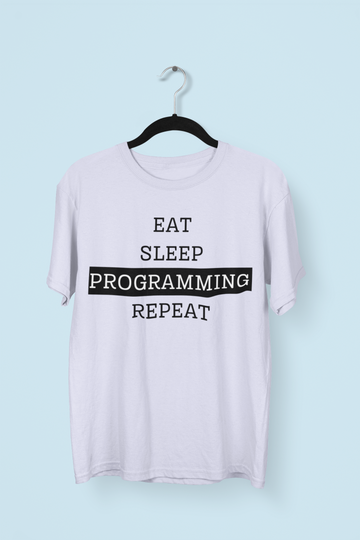 Eat Sleep Programming Repeat Programmer T-shirt