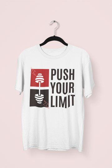 Push Your Limit Gym Workout T-shirt