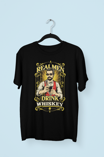 Real Man Drink Whiskey TShirt