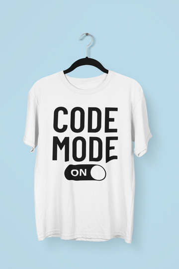 Code Mode On Programmer T-shirt