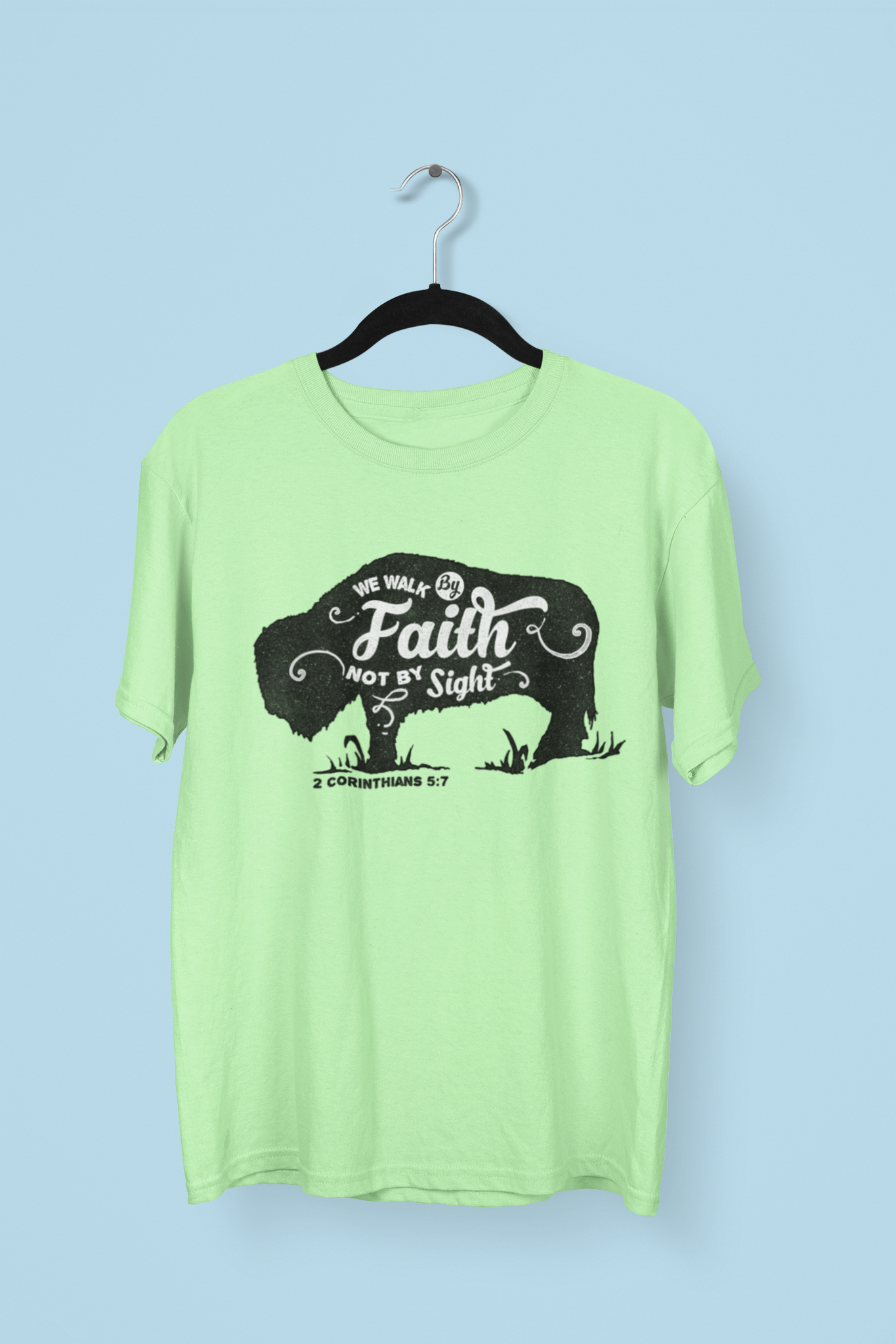 We Walk By Faith T-shirt