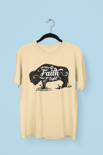 We Walk By Faith T-shirt