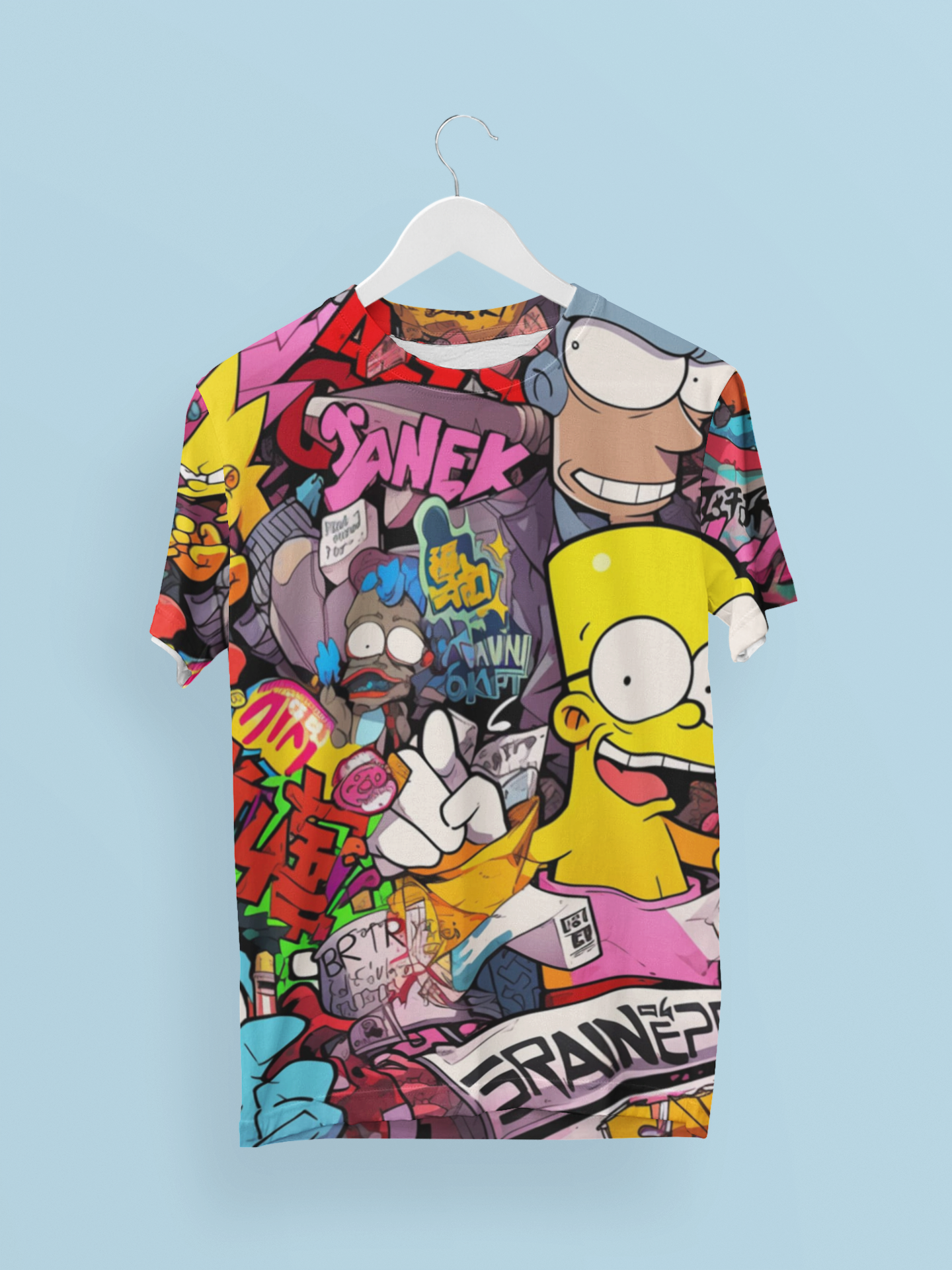 Simpsons All-Over Print T-shirt